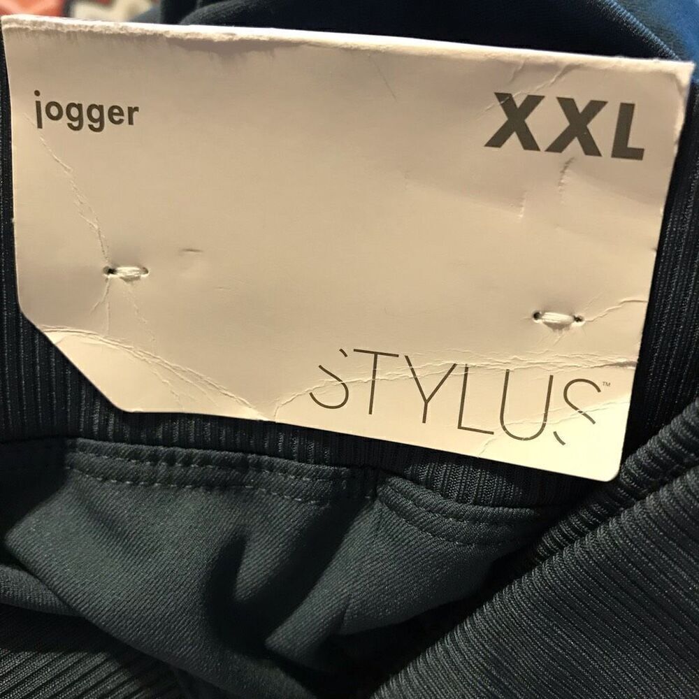 Stylus plus Size XXL active sport green leggings joggers pants New with Tags - Picture 6 of 7